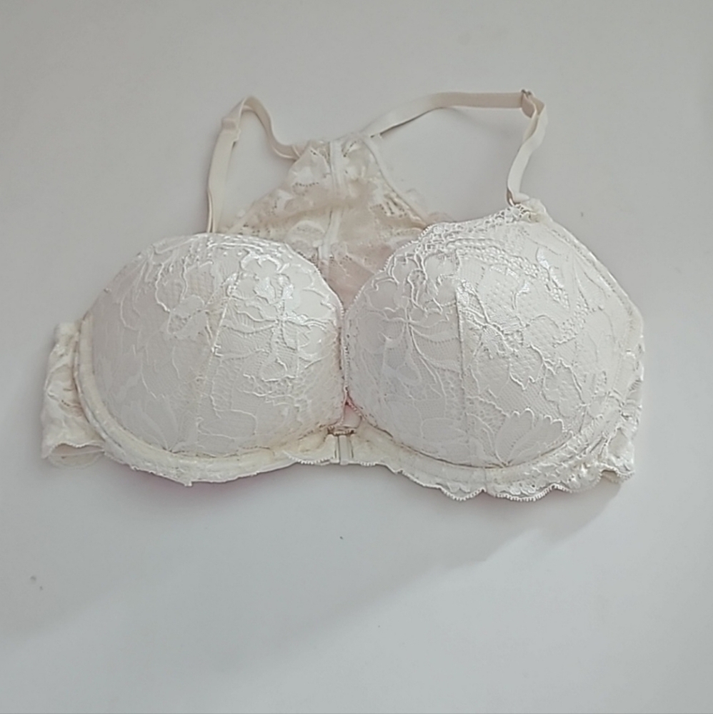 Pink bra net back 34D (S)